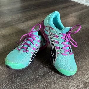 Puma Women's Teal and Pink Athletic Shoes